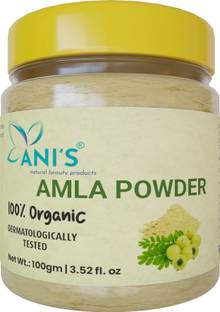 ANI'S Pure Natural Amla Powder for Black Hair & Hair Care