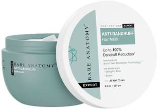BARE ANATOMY Expert Anti-Dandruff Hair Mask | Targets Oily Scalp and Sheds Dry Flakes