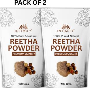 INTIMIFY Organic Reetha Powder For Hair Growth 200 gm