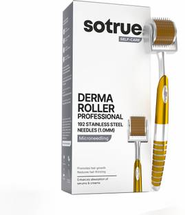 Sotrue Professional Derma Roller For Hair Growth 1mm with 192 Stainless Steel Needles