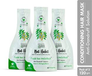 Nat Habit Neem Bhringraj FRESH Hair Mask (NutriMask) | Anti-