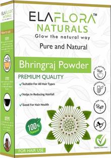 ELAFLORA 100% Natural Bhringraj Powder (Eclipta alba) For Hair Growth