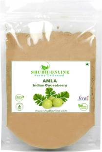 Shudh Online Amla Powder for Hair Growth, Drink, Eating and Face, Amala Powered Edible, Nellikai, Aawla, Aamla, Amloki, Usirikaya, Gooseberry