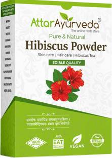 Attar Ayurveda Hibiscus powder for hair growth (100 Grams) (100 grams)