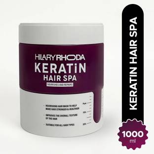 Hilary Rhoda Keratin Hair Spa| Deep Conditioning For Frizzy & Damaged Hair |Total Hair Repair