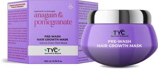 Tyc Prewash Hair Growth Mask With 3% Anagain & Pomegranate, Helps Reduce Hair Fall
