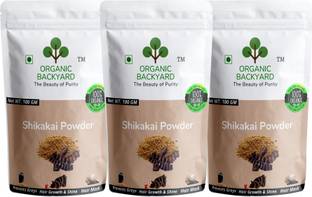 Organic Backyard 100% Natural Shikakai Powder Combo 100gm*3 for Hair Care