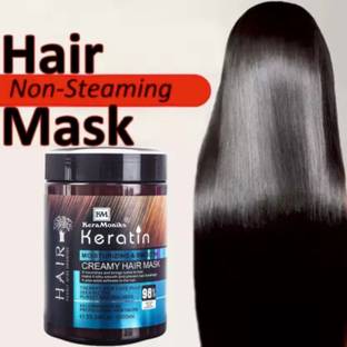 केरामोनिक्स प्रोफेशनल Keratin Cream Hair conditioner Moisturizing Smooth Non Steaming Creamy Hair Mask