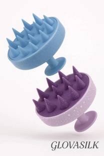 Glovasilk Scalp Massager Combo (2 Pack) | Promote Hair Growth, Stress Relief & Circulation