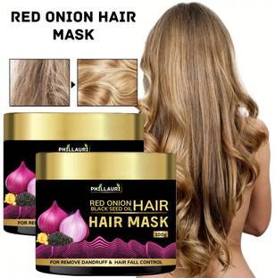 Phillauri Hair Mask with Red Onion for Moisture Locking & Hair Fall Control