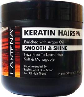 LANTENA keratin hair spa cream enriched with argain oil to leave hair soft