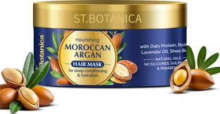 St.Botanica Nourishing Moroccan Argan Mask for Deep Conditioning & Hydration