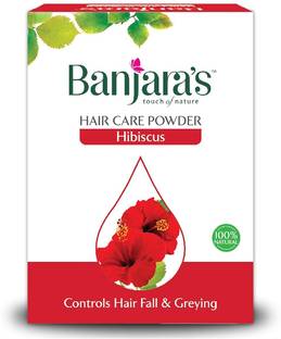 Banjaras Hibiscus Controls Hair Fall & Greying Hair Care Powder