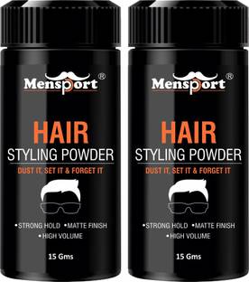 Mensport Hair Volumizing Powder Matte Finish 24hrs Hold Hair Pack of 1 of 15Gms Hair Styling Powder Extreme Hair Volumizer Powder