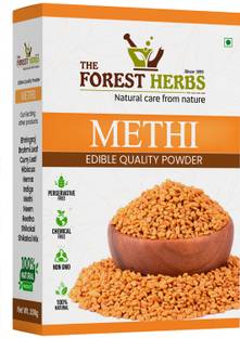 Forest Herbs 100% Natural Organic Methi Dana Powder (Fenugreek Powder) for Hair Growth