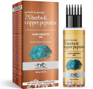 Tyc Herbal Hair Growth Oil with 75 Herbs | Control Hair Fall &Hair Thinning