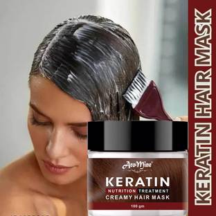 AroMine Keratin Hair Spa Cream Treatment Mask For Dry & Damaged Hair, | Hair Mask