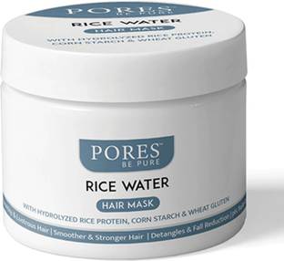 PORES BE PURE Rice Water Hair Mask With Hydrolyzed Rice Protein For Healthy & Lustrous Hair
