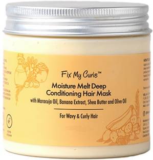 Fix My Curls Moisture Melt Deep Conditioning Hair Mask for Curly and Wavy Hair (50 g)