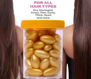 KAIASHA vitamin E hair serum capsules 100% organic to control dandruff damaged hair fall