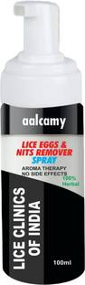 AALCAMY Lice Eggs, Nits Remover Spray|100% Herbal| No Side Effect | Lice Clinic of India