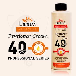 LILIUM Developer Cream 12% 40 Volume 400ml, Excellent Coverage & Uniformity