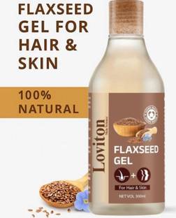 loviton Flaxseed Gel Hair & Skin Frizz-Control Smoothening Moisture Rich Soft