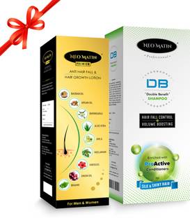 Neomatin | Premium Anti Hair Fall&Hair Growth Lotion (200ml) + DB Double Benifit Shampoo