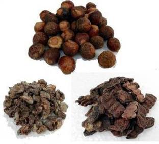 house of common Reetha, Amla, Shikakai (Raw Herb) Natural Form Combo Pack FOR HAIR