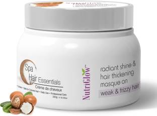 NutriGlow Spa Cream for Weak & Frizzy Hair, Radiant Shine, Daily Use