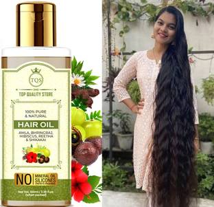 Top Quality Store Amla,Reetha Shikakai Hibiscus Hair Dandruff Control Hair Loss Control Long Hair Oil