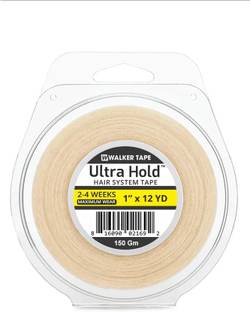 WALKER TAPE Ultra Hold Hair System Wig Tape, All-Weather Resistant, 1" X 12 Yards