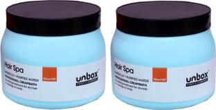 UNBOX Professional Hair Spa Deepnourish pack of-2 Each-490gm