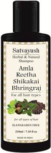 Satvayush Herbal & Natural SLS Paraben free Khadi Hair Growth Shampoo