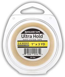 WALKER TAPE Ultra Hold Waterproof Double-Sided Hair System Wig Tape, 1" X 3 Yards