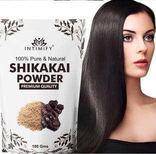 INTIMIFY Shikakai Powder for Reduce Dandruff, Hair Growth, Damaged Hair