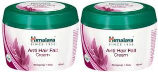 HIMALAYA anti hair fall cream Hair Cream With Bringhraj 100ML PACK OF 2