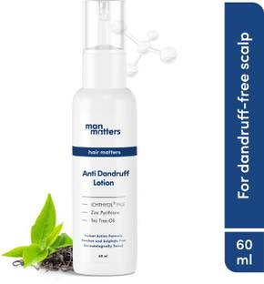 Man Matters Dandruff Removal Lotion | Tea Tree Extract & Menthol | Instant Dandruff Relief
