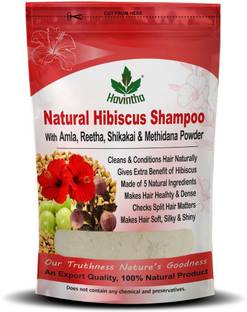Havintha Natural Amla Reetha Shikakai Methidana And Hibiscus Powder Shampoo for Hair