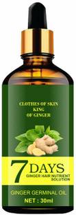 Oilanic Ginger Germinal Hair Oil 7 Days for Hair Growth Pack of 1 of 30ML