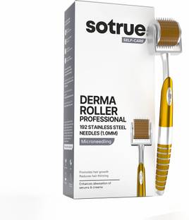 Sotrue Professional Derma Roller For Hair Growth 1mm with 192 Stainless Steel Needles
