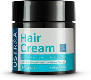USTRAA Hair Cream for Men - For Daily Use with Light Hold - Style & Nourishment Hair Cream