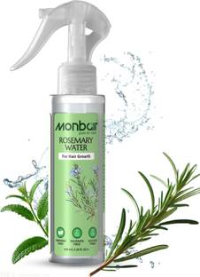 MONBAIR Rosemary Water for Hair Growth - with Bhringraj, Ashwagandha, Neem, & Tea Tree