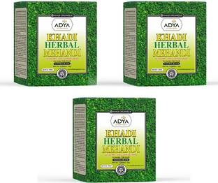 khadi ORGANIQUE Black Mehandi All Natural Henna for Long-Lasting Color & Easy Application