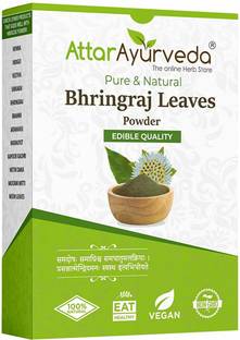 Attar Ayurveda Natural Bhringraj Powder for hair growth (100 Grams)