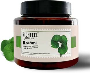 RICHFEEL Brahmi Intensive Repair Hair Pack |Treats Damage & Split Ends 500 g