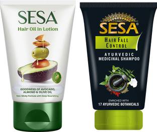 SESA Hair Styling Combo - Hair Oil In Lotion 100ml + Anti Hair Fall Shampoo