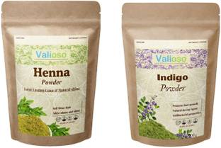 Valioso Henna Indigo Powder For Black Hair Combo Pack of 2