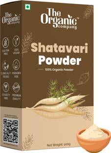 The Organic Company Shatavari Powder For Height Growth | Eating | Drinking | Edible | Face Skin