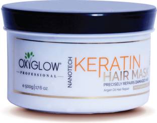 OXYGLOW Herbals Keratin Hair Mask 500 gm (Pack of 1) Precisely Repairs Damaged Hair